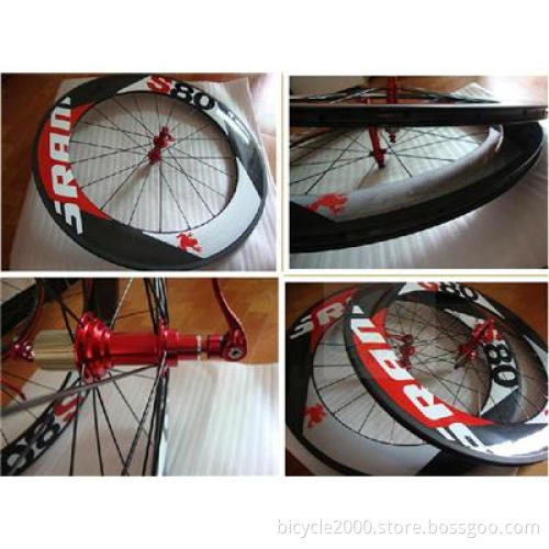 Sram S80 Tubular Bicycle Wheels Carbon Fiber Road Bike Wheel
